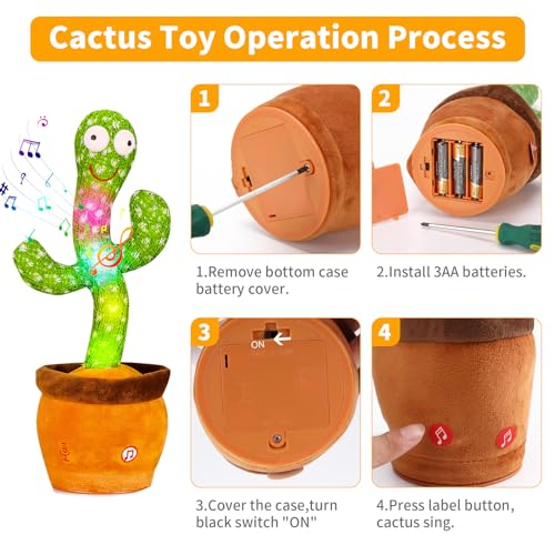 Baby Dancing Cactus for Boys Girls & kids of all ages