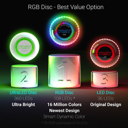 TOSY 16 Million Color Flying Disc Frisbee