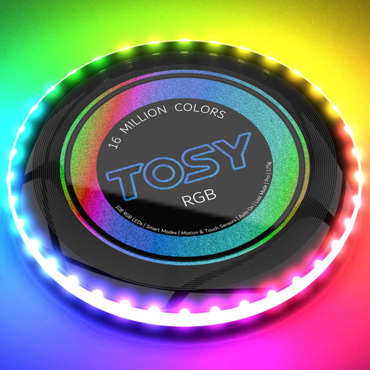 TOSY 16 Million Color Flying Disc Frisbee